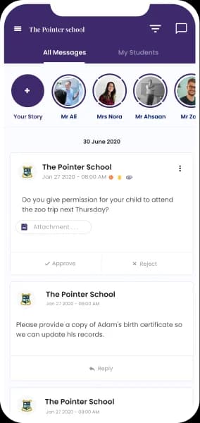 mobile app screenshot