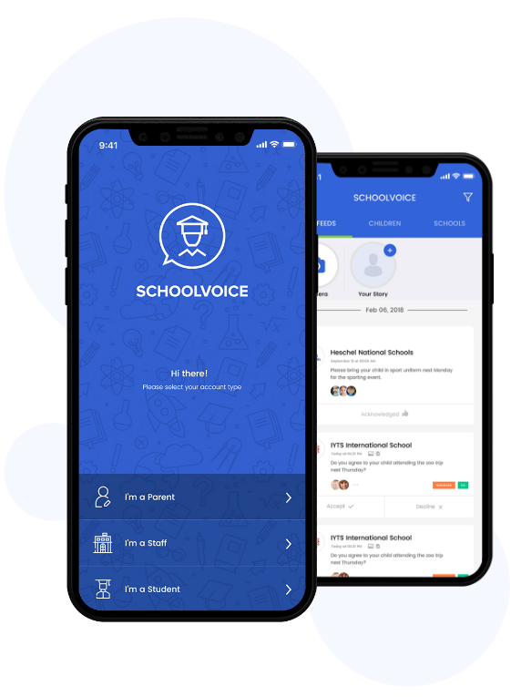 Schoolvoice mobile app